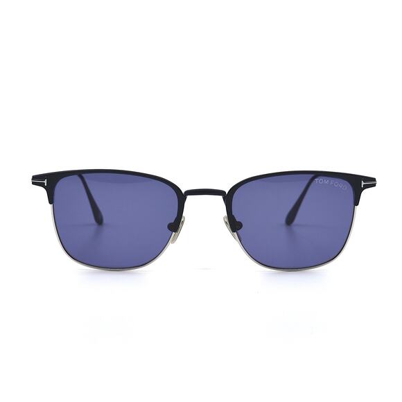 NEW TOM FORD LIV TF851/S 91V BLUE SILVER UNISEX AUTHENTIC SUNGLASSES - Picture 2 of 12